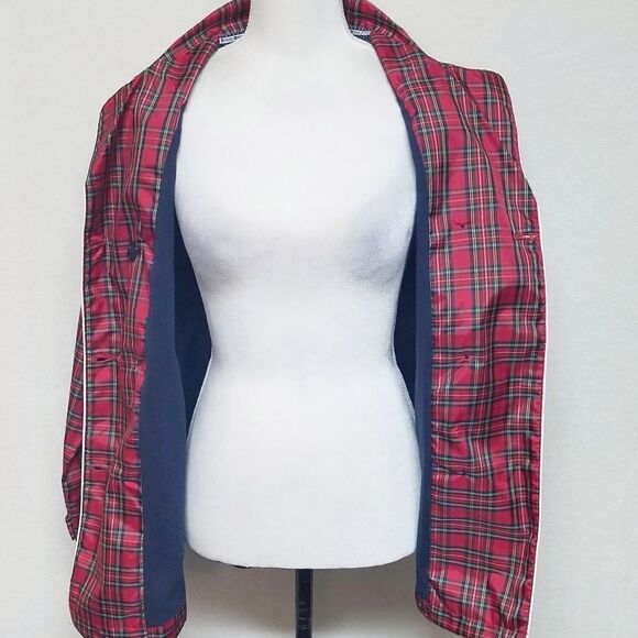 VINTAGE Tommy Hilfiger Tartan Plaid Windbreaker - Picture 12 of 15